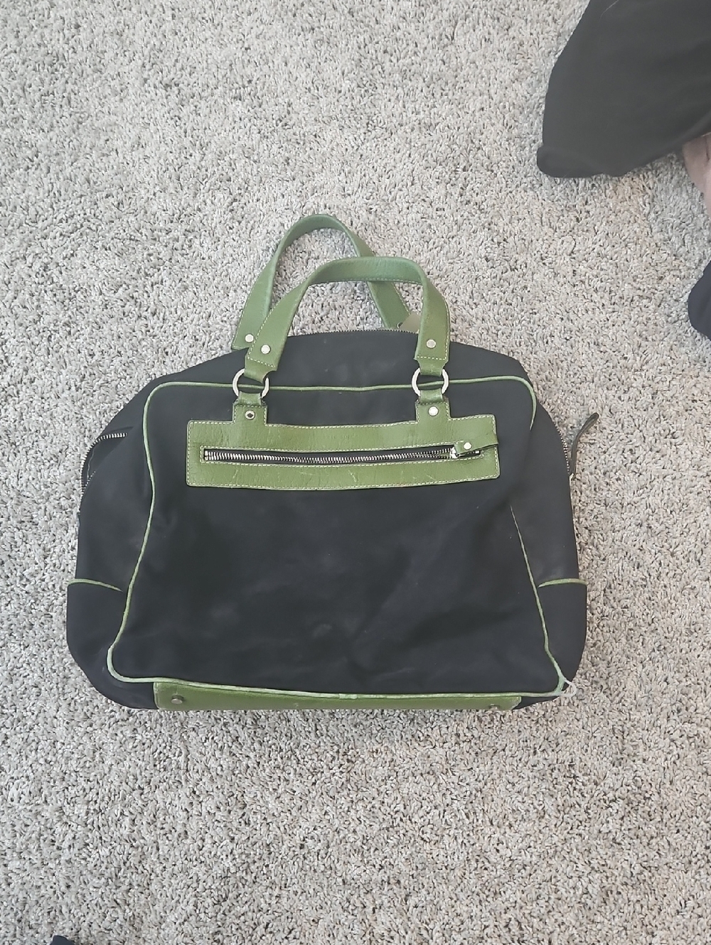 Stylish Black and Green Womens Weekender Bag By Kate Spade Collection From Song